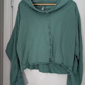 FP Movement by Free People Green Crew Neck Sweater